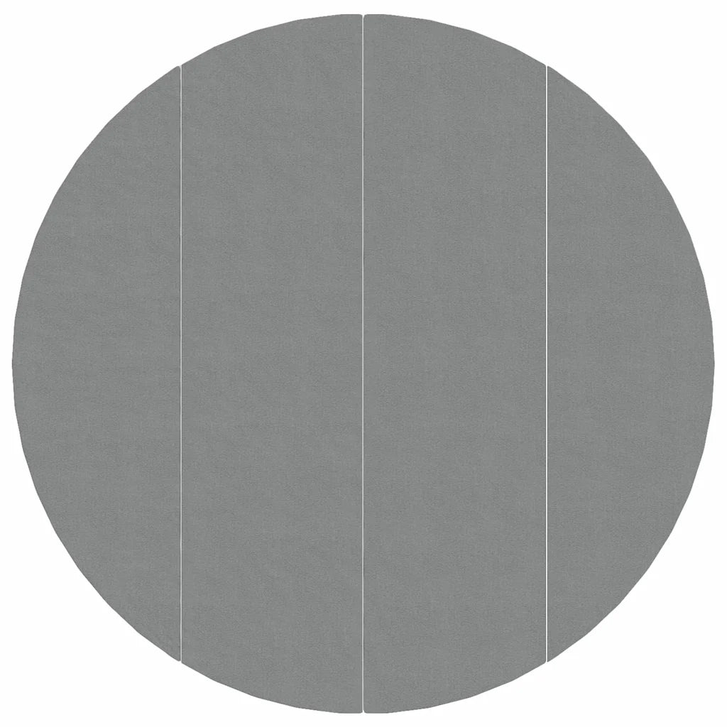 Telo Sotto Piscina Grigio Chiaro Ø500 cm Geotessile Poliestere 94221