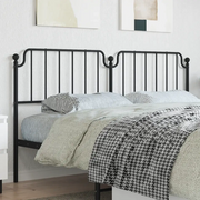 Testiera di Ricambio in Metallo Nero 180 cm 373923