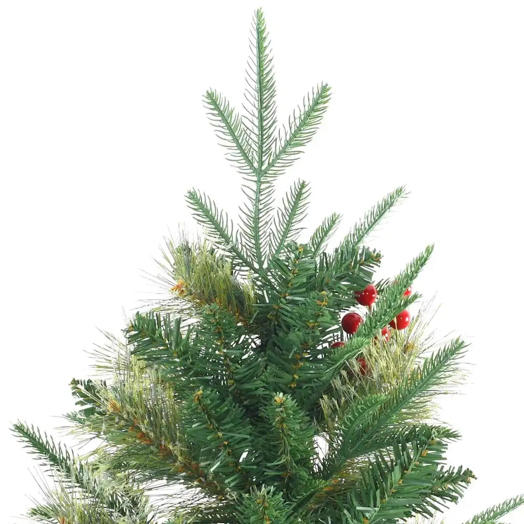 Albero di Natale Artificiale con Rami Pieghevoli Verde 180 cm 42019303