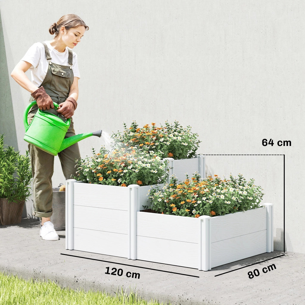 Hochbeet Giardino 3 Stufen Modulare ¨C zephmum ¨C Plastica Verde
