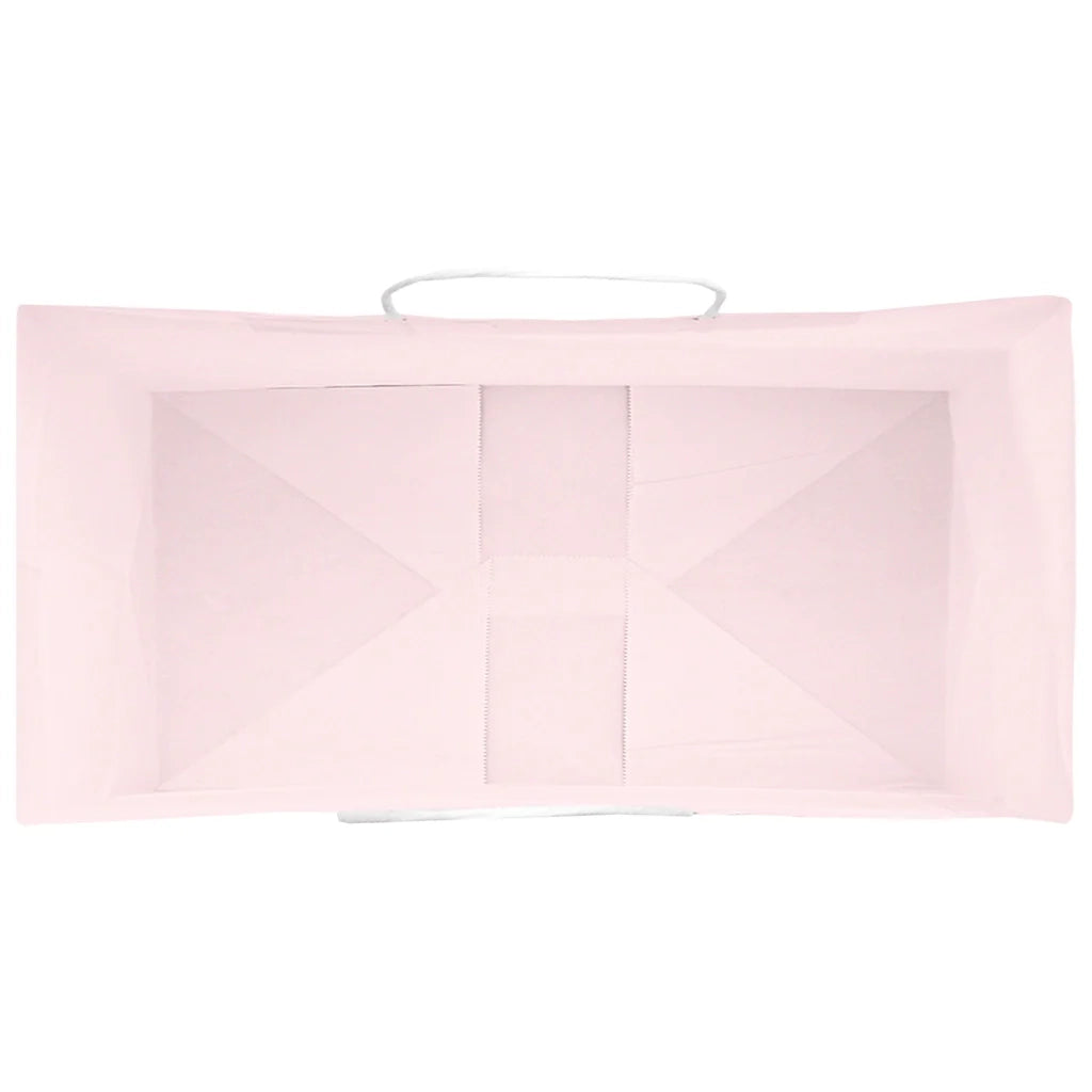 Sacchetti di Carta 250 pz con Manici Rosa 32x17x25 cm 4101677