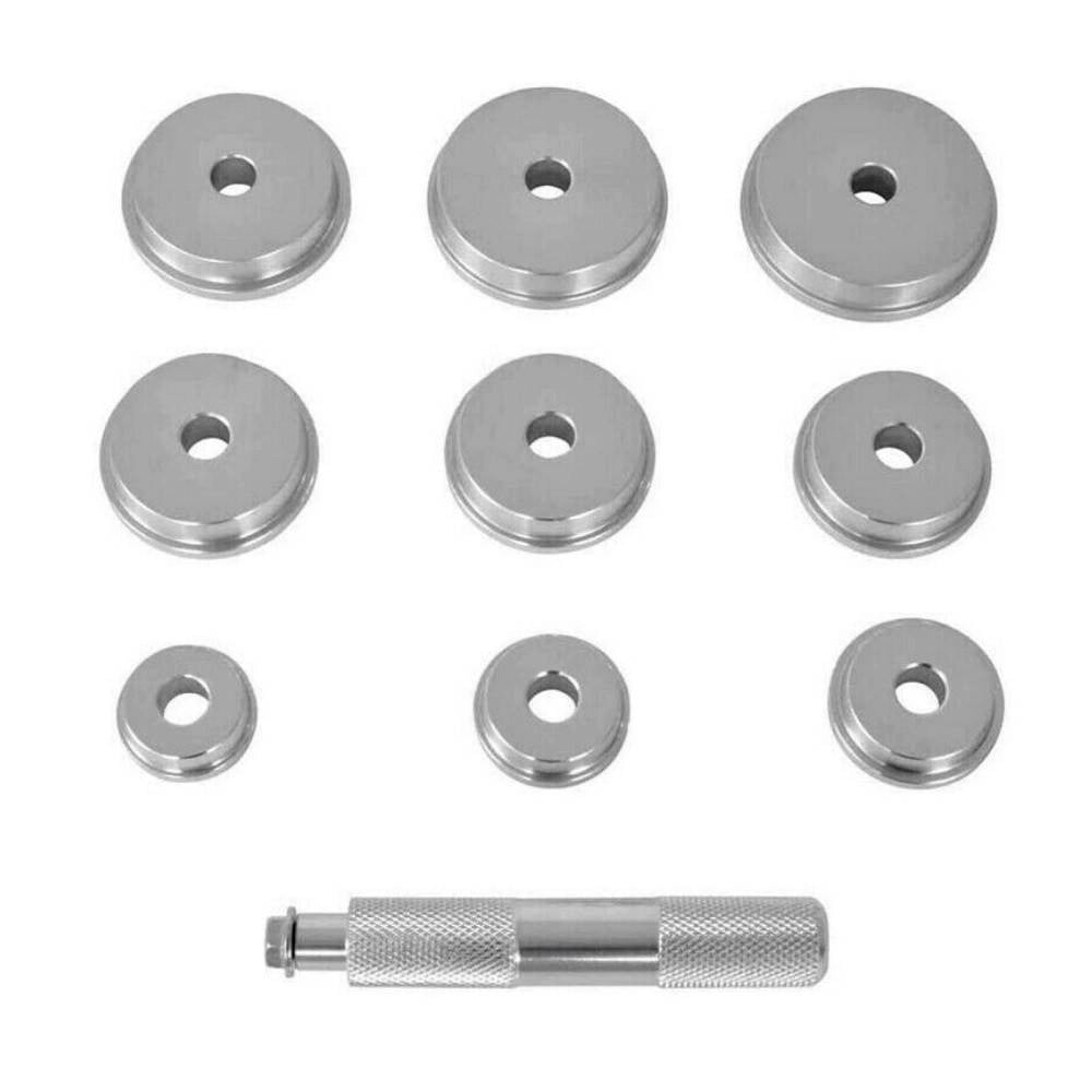 Trade Shop - Set 10 Pezzi Estrattori Cuscinetti Boccole Con Valigetta Ruote Auto Moto Camion -