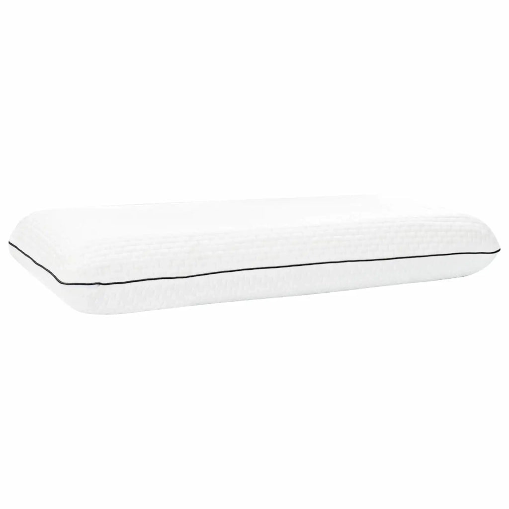 Cuscino da Letto Tinta unita Bianco 80 x 40 x 12 cm Schiuma Gel 42020235