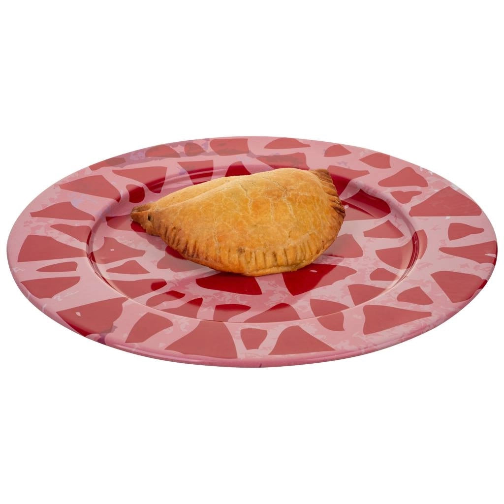 Placca in metallo rosa d33x1,5h