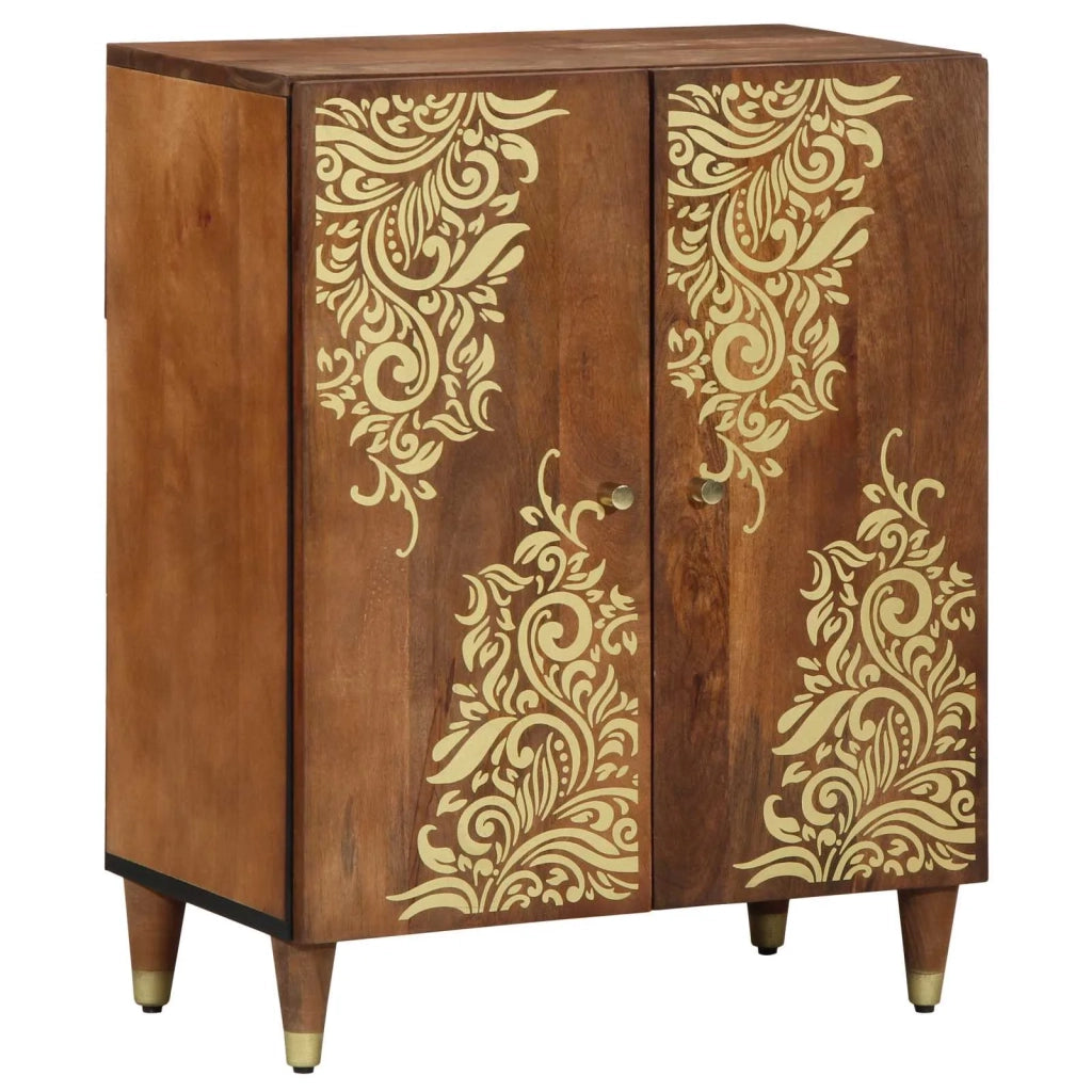 Credenza Marrone 60 x 33 x 75 cm Legno di mango massello 4018738