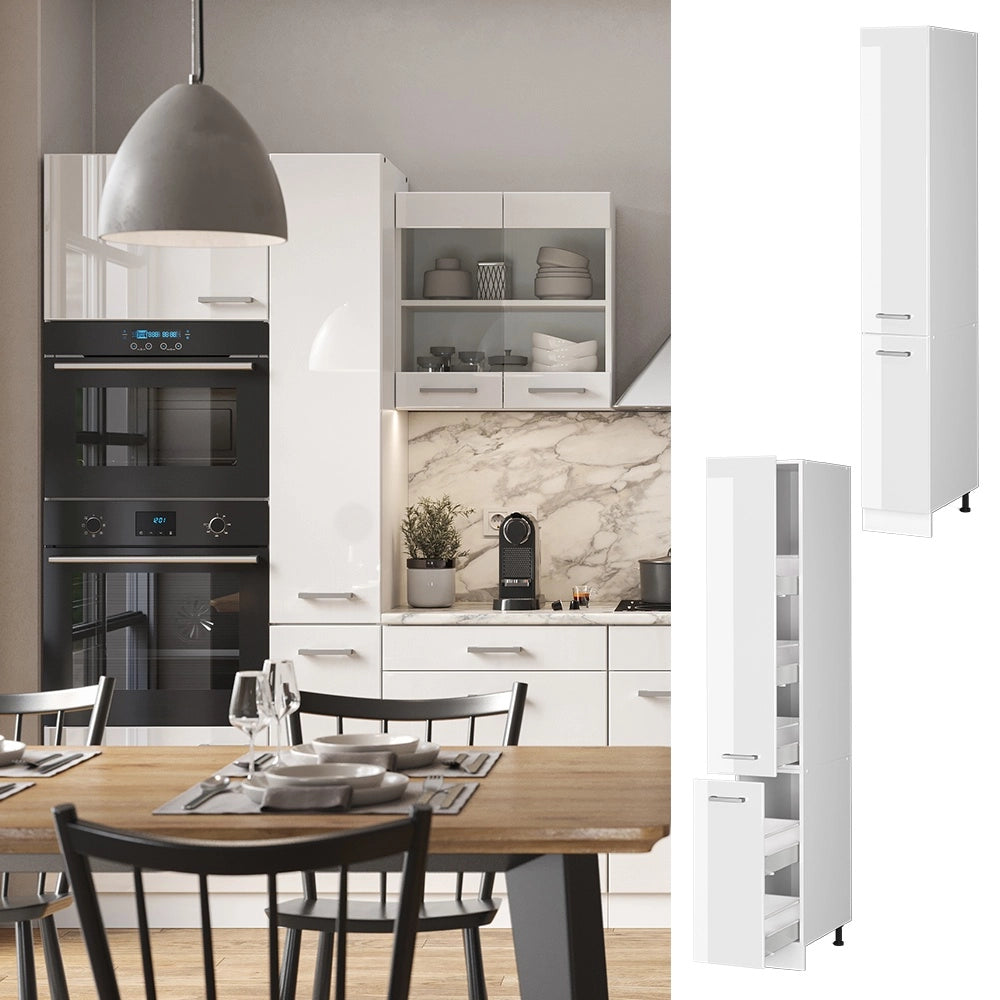 Armadio da farmacia R-Line Bianco lucido/Bianco 30 cm Vicco