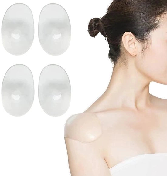 Supporti per spalle in silicone - autoadesivi - riciclabili - trasparenti - comodi - sostenibili - supporti per spalle