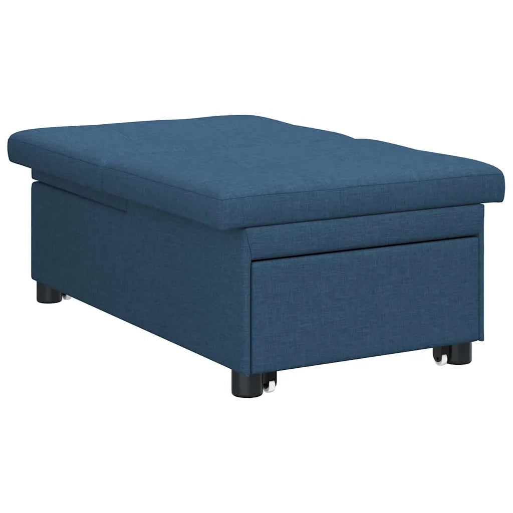Divano Letto Estraibile Blu 194 x 50 x 82 cm Tessuto 42008589