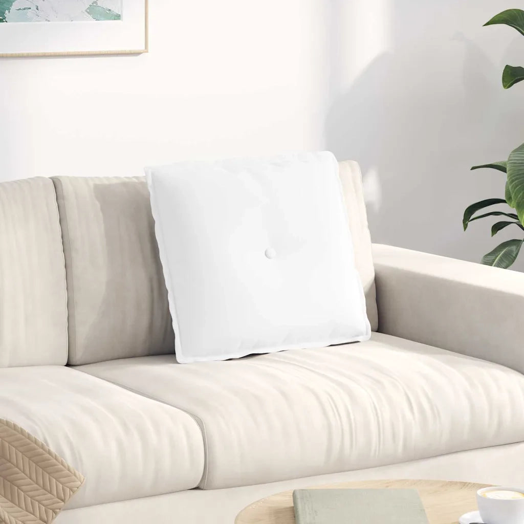 Cuscino per Schiena | Cuscino dorsale Bianco 50 x 19 x 45 cm Tessuto