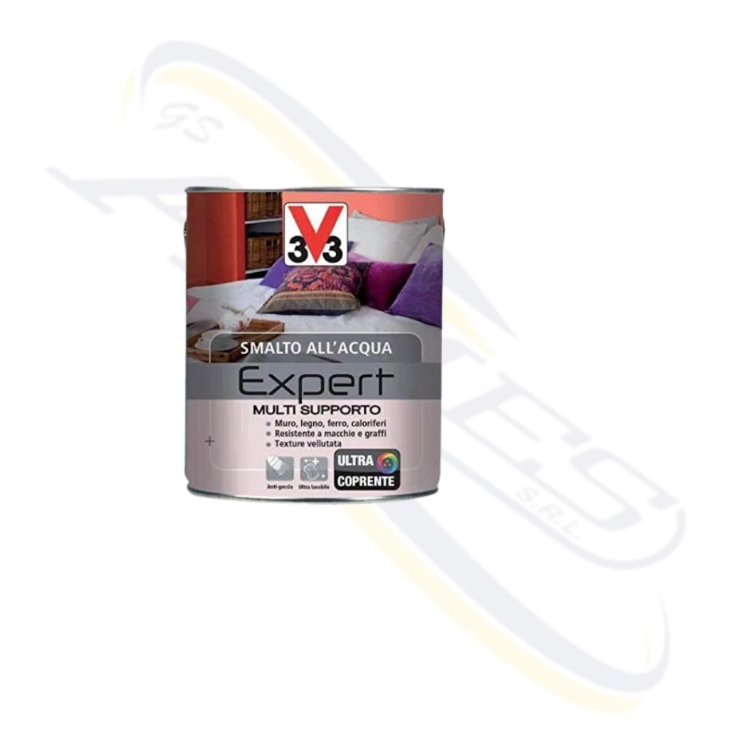 SMALTO ACQUA V33 EXPERT MULTISUPPORTO 0.125 ML Colore: nero opaco