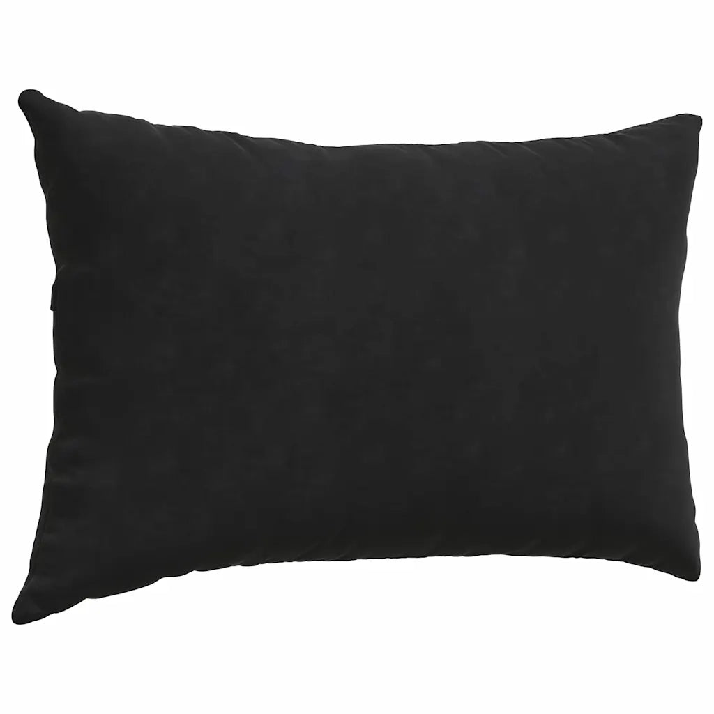 Cuscini da Divano 2 pz | Cuscini per sedie Nero 60 x 40 cm Tessuto in Cords
