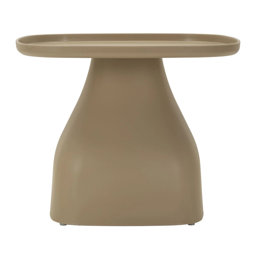 Tavolino VKH712, Grigio, Plastica, 38x48x48 cm