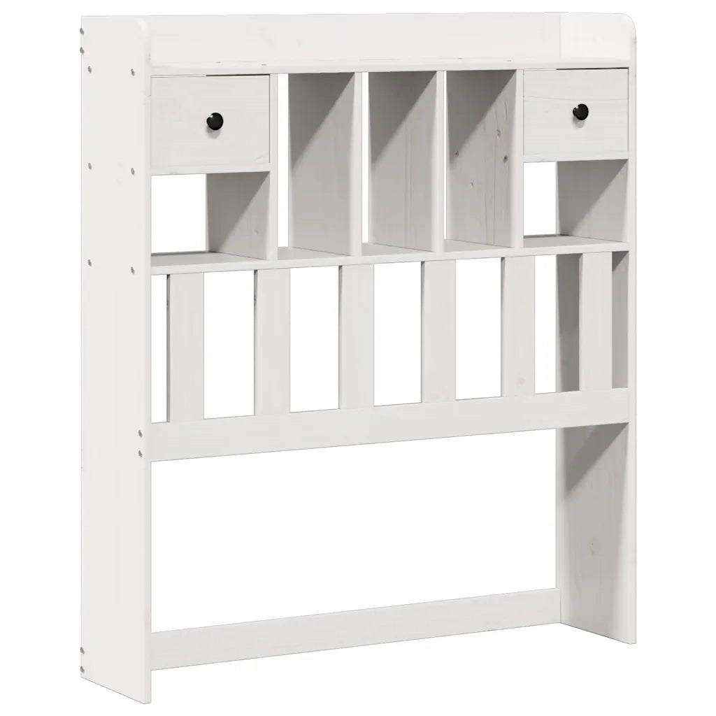 Letto con Libreria senza Materasso 75x190 cm in Legno Pino 3322040
