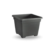 VASO QUADRATO CM.32  ANTRACITE- 1,0 pz