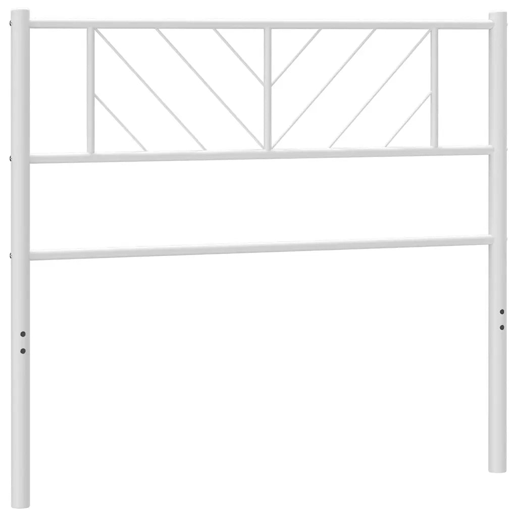 Testiera di Ricambio in Metallo Bianco 75 cm 372254