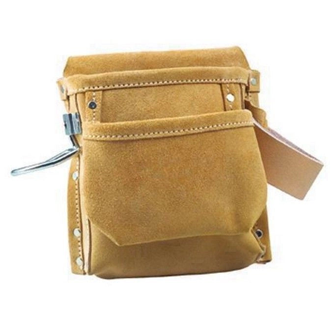 Vigor Blinky 40570-10 Mexico Borsa Carpentiere in Vera Pelle 1 Tasca Grande 1 Tasca Media 2 Portamartelli Portamatite