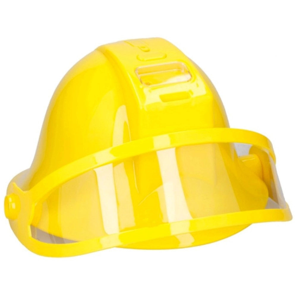 Trade Shop - Casco Pompiere Giocattolo Bambini Cappello Vigili Del Fuoco Con Luci E Suoni -
