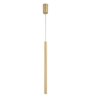 Lampada sospensione tubolare Sopel Sigma oro 50cm G9