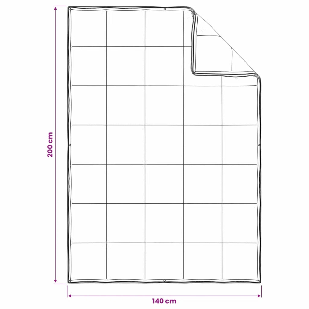 Set di Piumoni Bianco 140 x 200 cm Cotone, Bambù, Poliestere 3431520