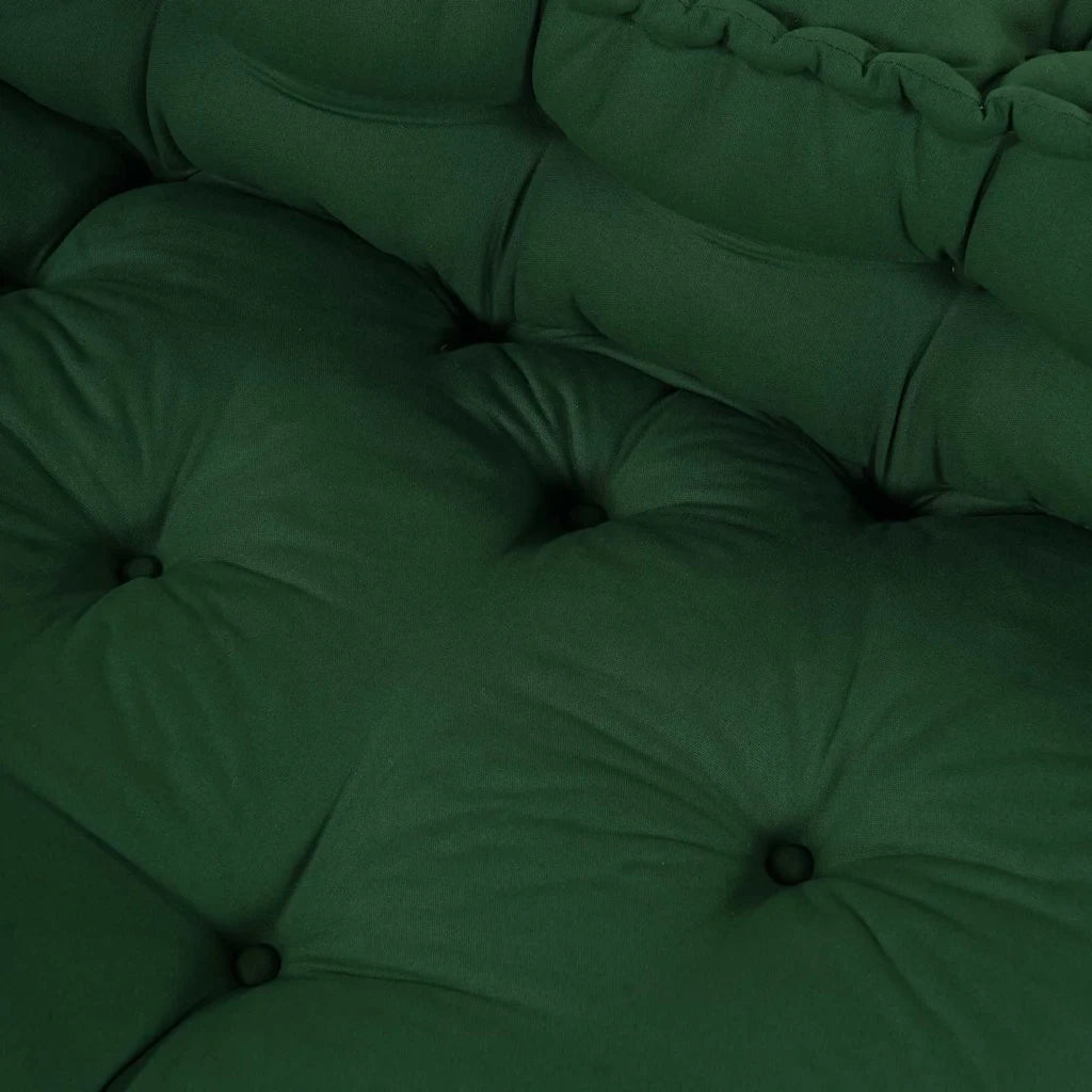 Cuscino per Divano Pallet 2 pcs Verde 120 x 80 x 38 cm Tessuto 4019090