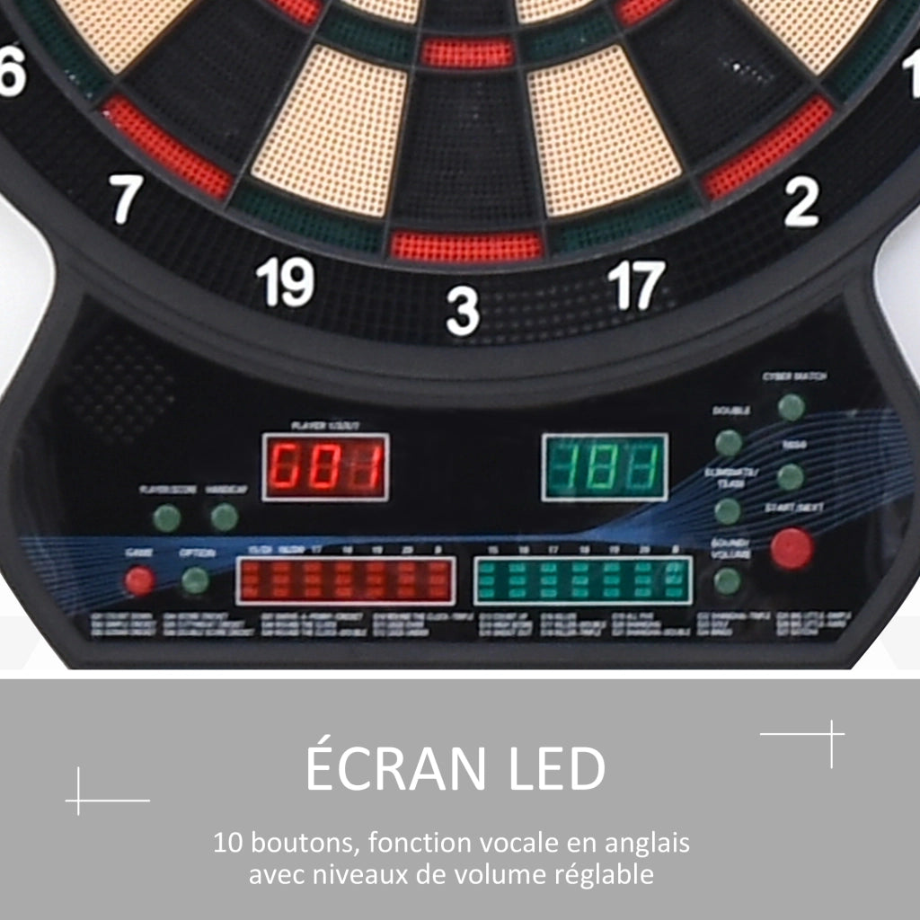Bersaglio Freccette Elettronico ¨C Xylo ¨C 27 Giochi 202 Varianti 8 Giocatori Display LED