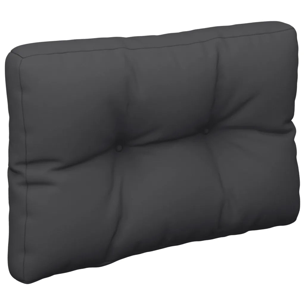 Cuscini per Pallet 2 pz Neri in Tessuto 360674