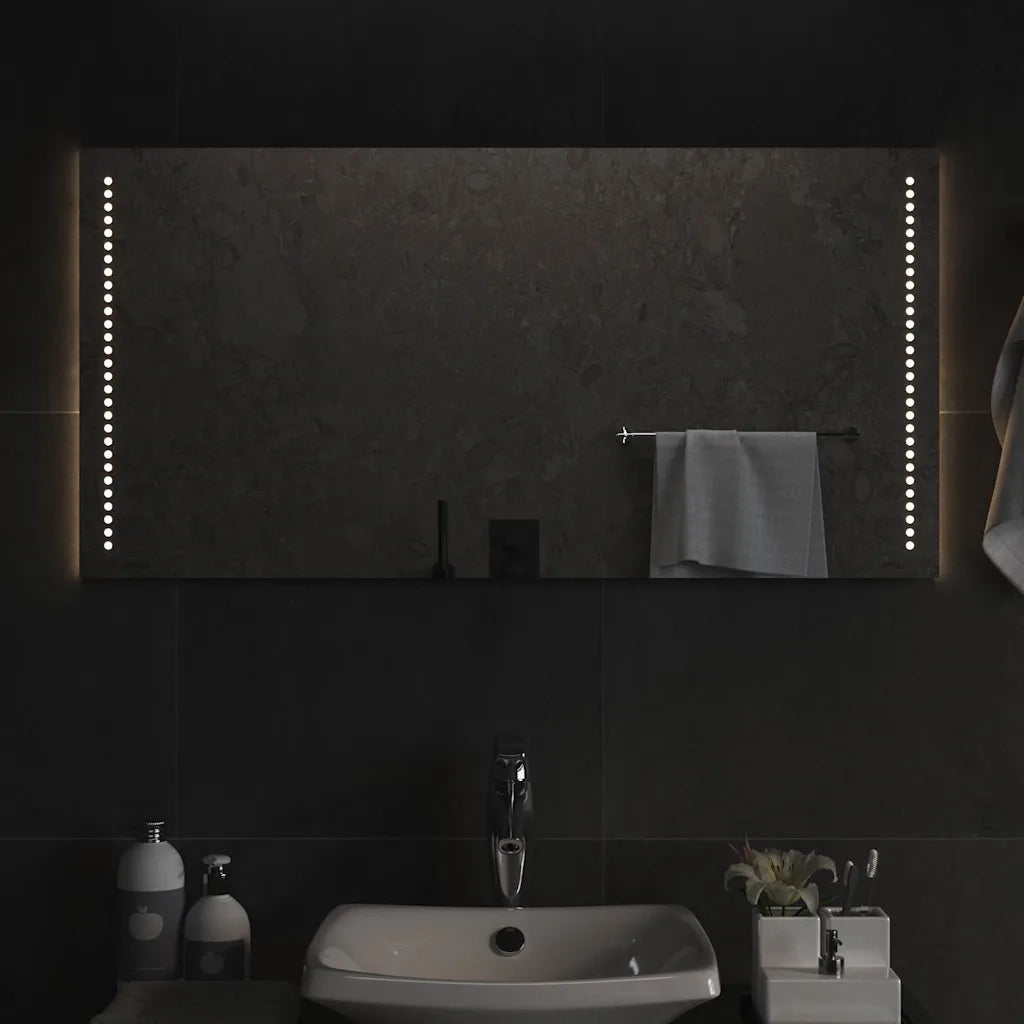 Specchio da Bagno con Luci LED 100x50 cm 151735