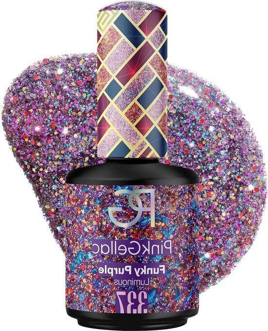 Gel Lacchi Funky Viola 15 ml - Gel Lacchi a Glitter Paesati