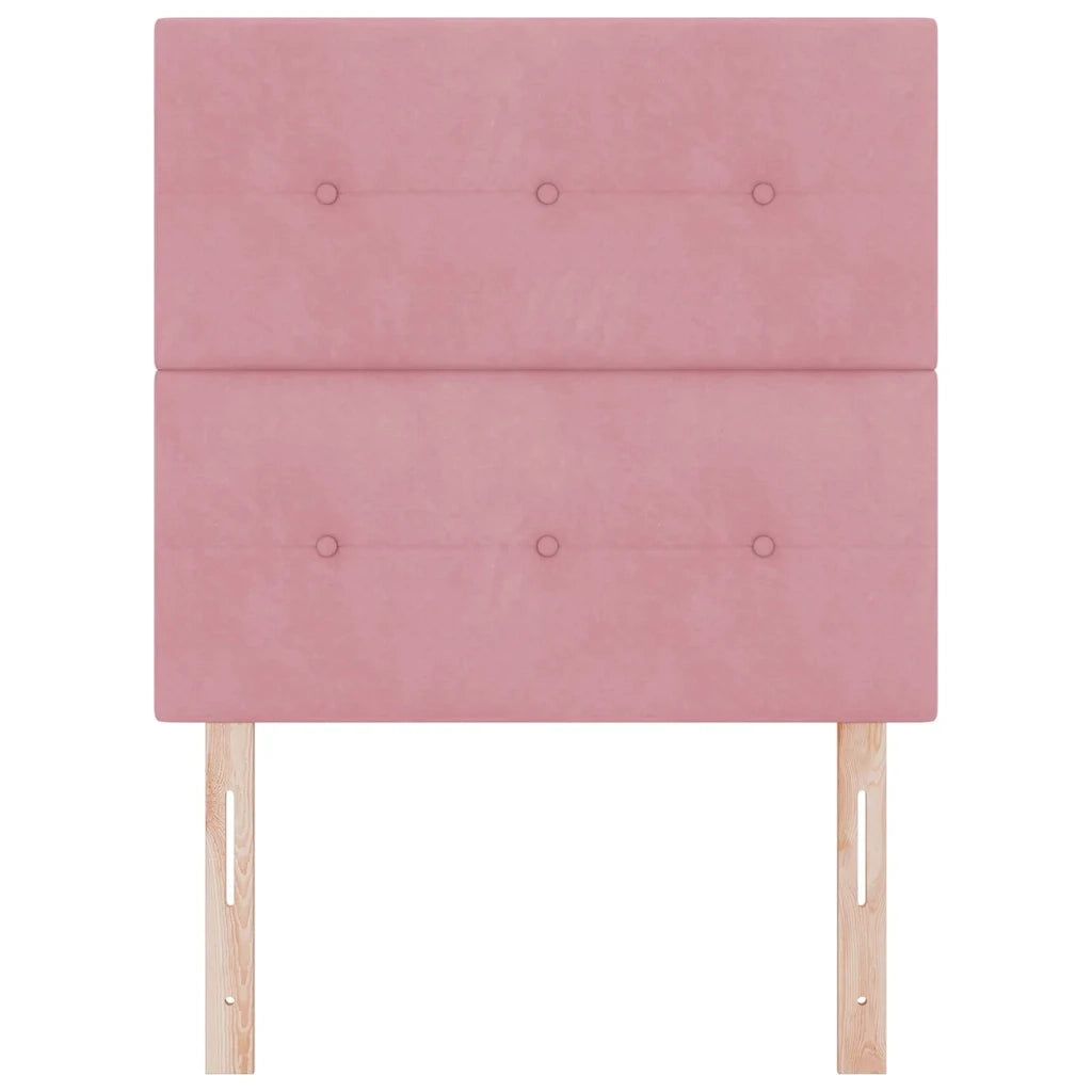 Testiera | Testata Rosa 90 cm Velluto