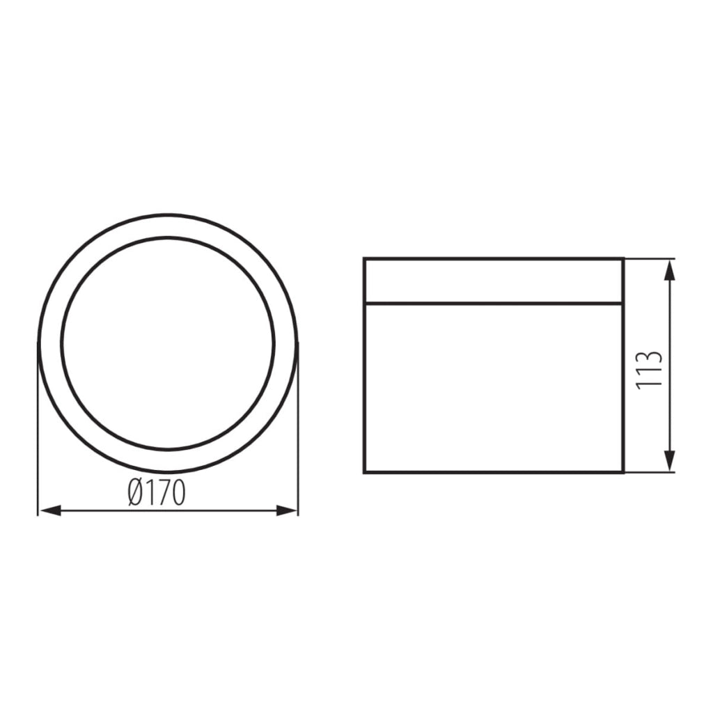 Downlight LED TIBERI tondo 30W 4000K IP54 Kanlux bianco