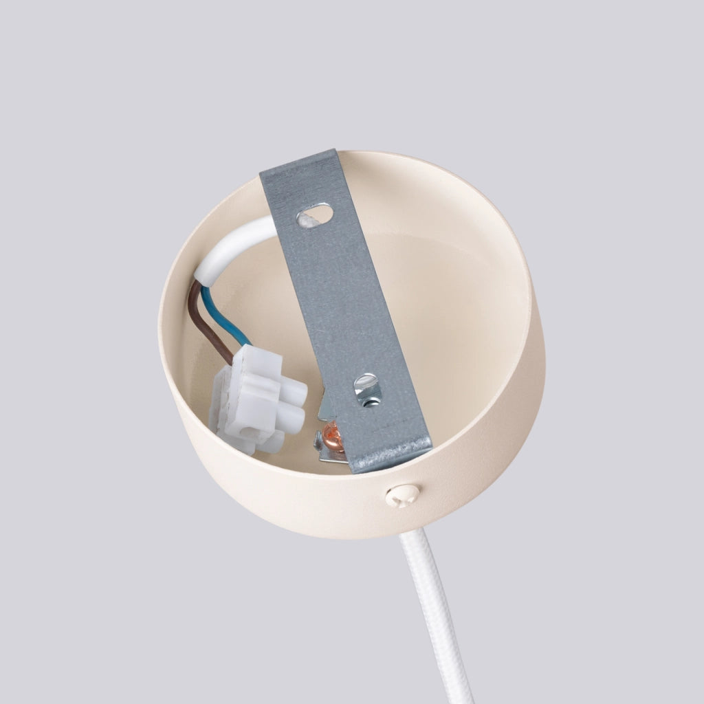 Lampadario HALO beige con sfere bianche 6xG9 Sollux