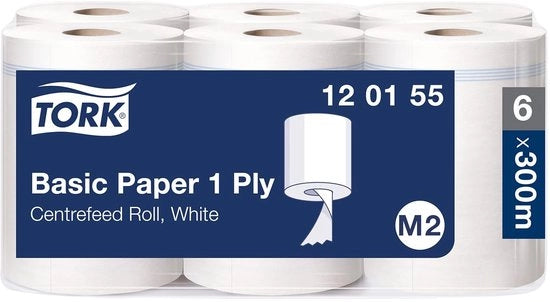 Papier per pozzo centrale a basso costo - 6 x 300 m