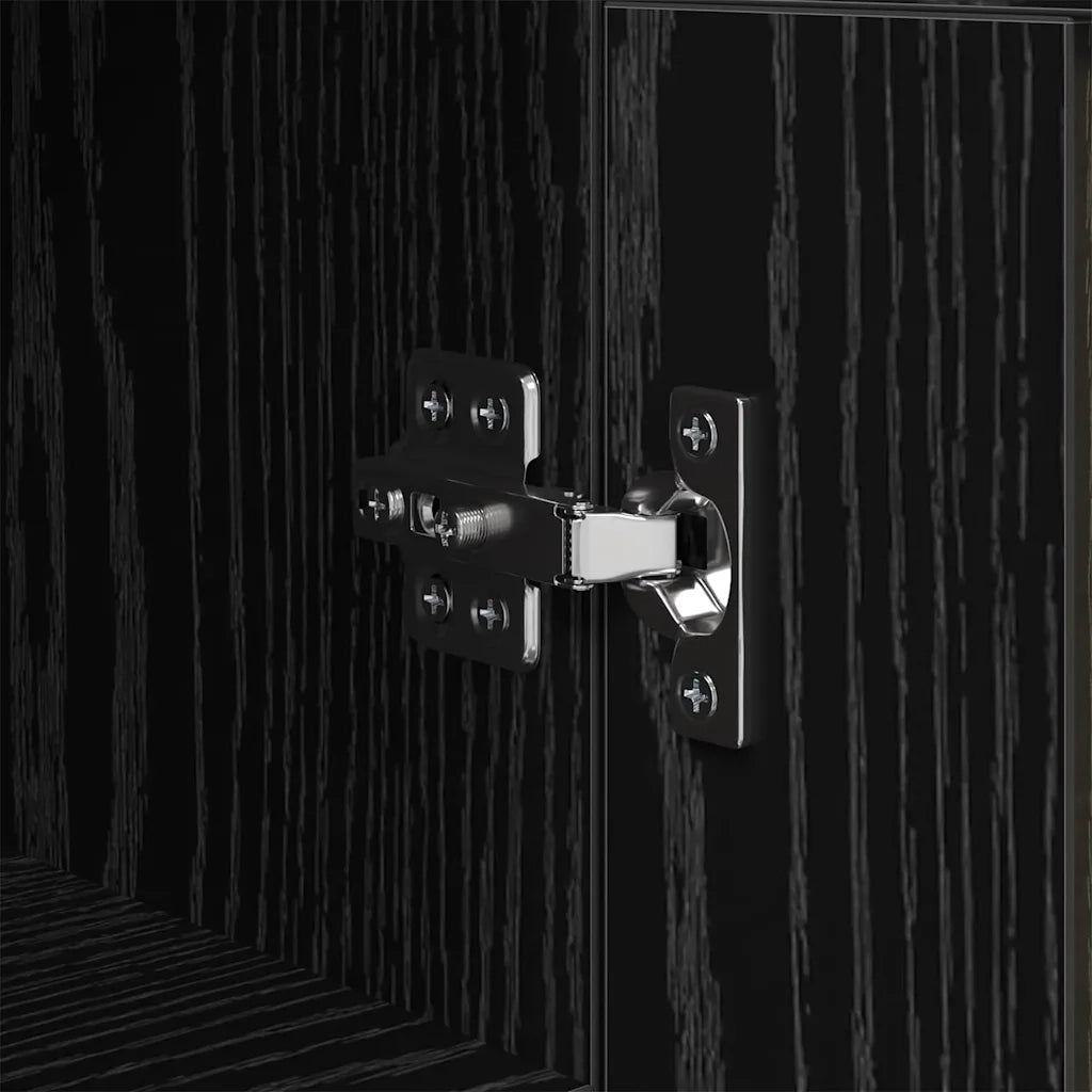 Credenza Rovere Nero 34,5 x 34 x 90 cm 881650