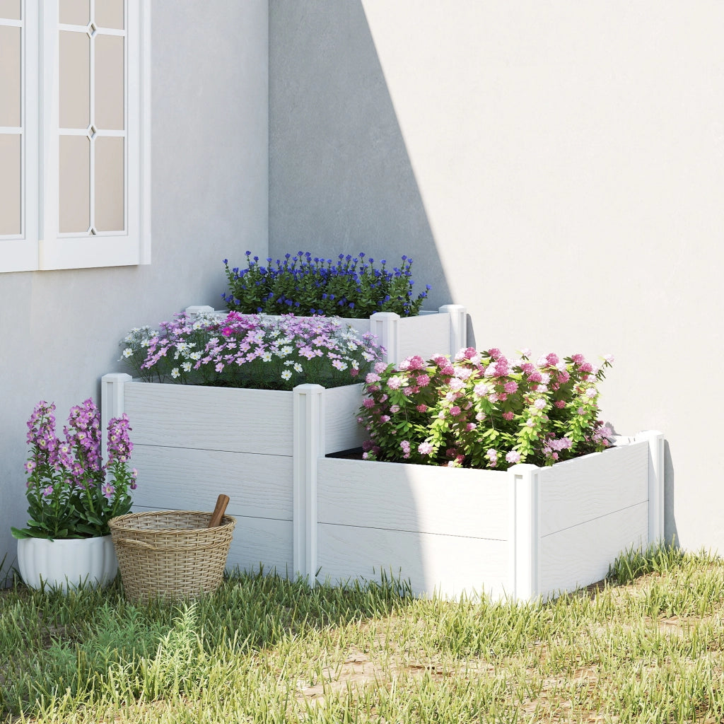Hochbeet Giardino 3 Stufen Modulare ¨C zephmum ¨C Plastica Verde