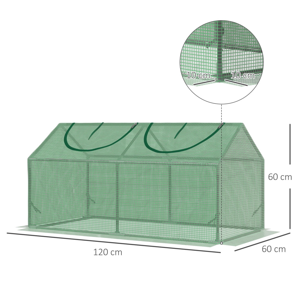 Serra da giardino ¨C Minimal ¨C verde scuro 120x60x60 cm