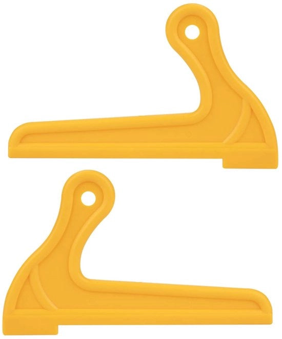 Accessori per lavorazione del legno Ergonomici - Forma V - 2 pezzi - Materiale ABS - Sicurezza - Lunghezza 20,5 cm