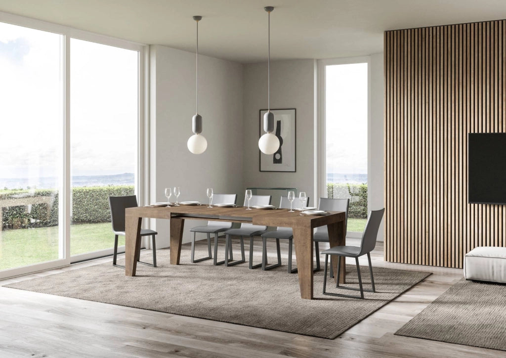 Tavolo Allungabile 140/244x90x77 cm Naxy Noce