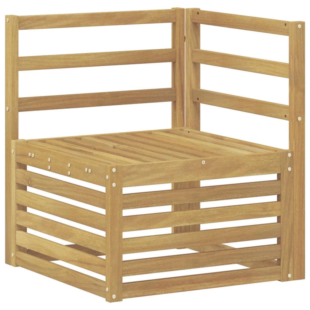 Set di divani da esterno 8 pcs Bianco 306 x 128,5 x 73 cm 3392019
