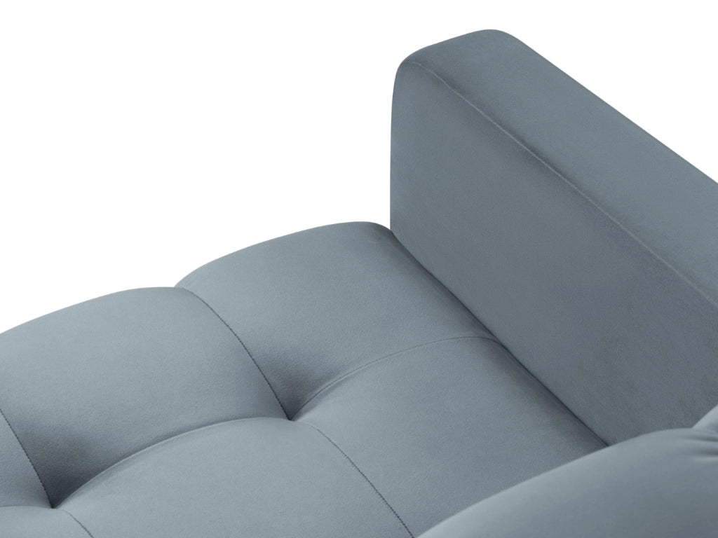 Cosmopolitan Design - Poltrona "Bali" in velluto azzurro 