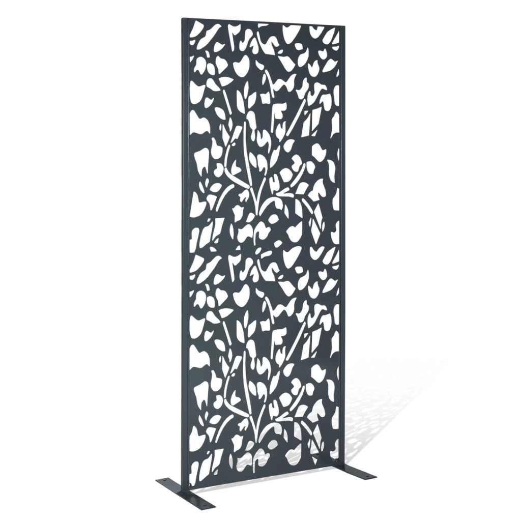 IDMarket - Pannello decorativo universale 160 x 60 CM FLOWER grigio