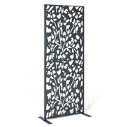 IDMarket - Pannello decorativo universale 160 x 60 CM FLOWER grigio