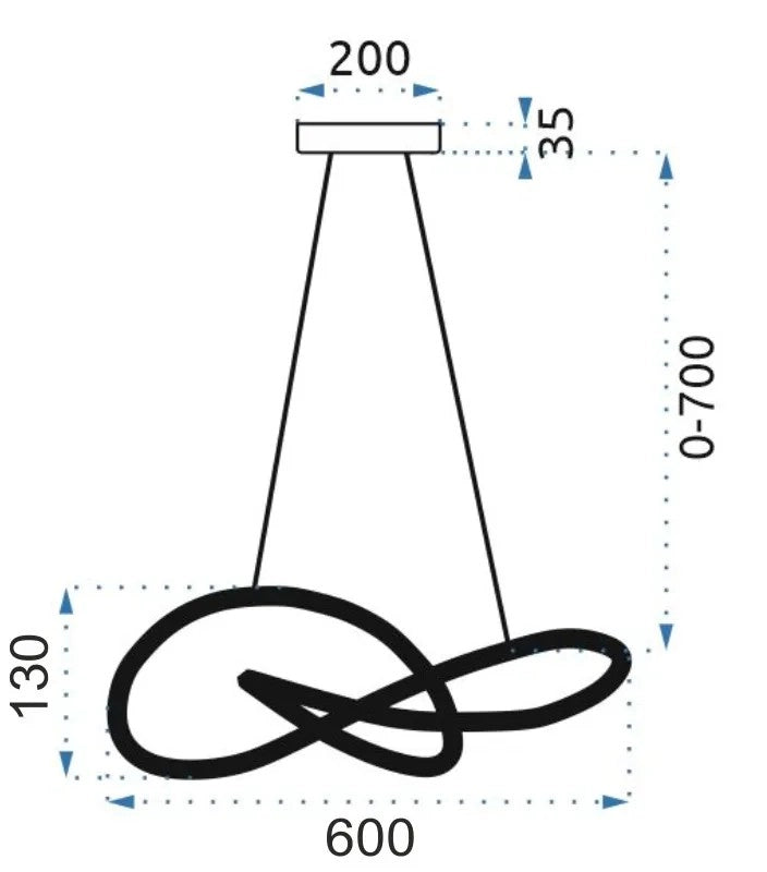 Lampada Led App816-cp Node Chrom