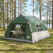 Tenda istantanea resistente all'acqua 4 persona Verde 42042270