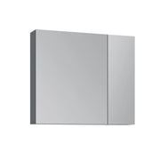 Mobile da bagno con specchio "Nuvola 80 v2" - 75 x 16 x 66 cm - Antracite