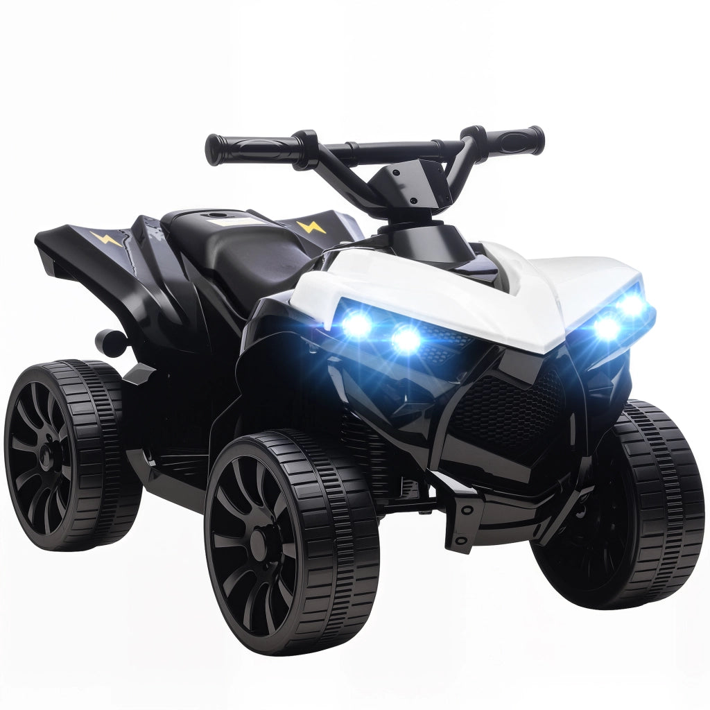 Quad Elettrico per Bambini ¨C Minimal ¨C Bianco 6V LED