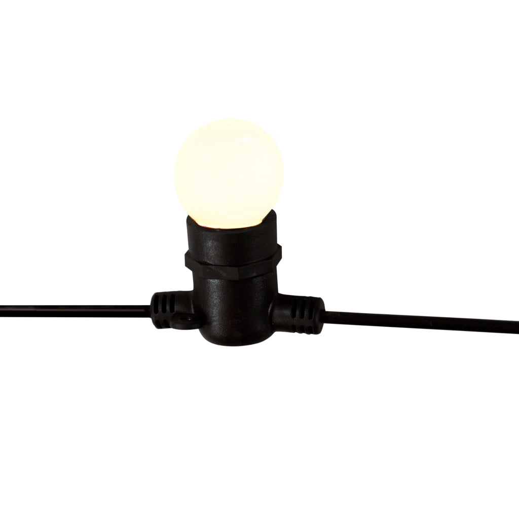 Girlanda esterna 6,2m 10xE27 36V 3000K opale Polux