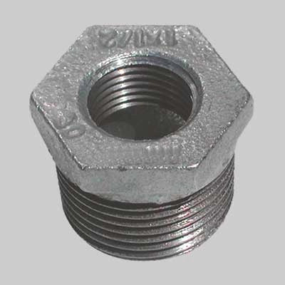 RIDUZIONE MASCHIO/FEMMINA ZINCATA  2 x 1/2     MADE IN ITALY