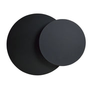 Applique da parete Emibig Circle nera G9 1 luce 22x20 cm