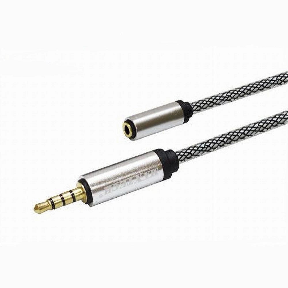 Trade Shop - Cavo Audio Jack 3,5 Mm Am/af 0.20mt Prolunga Aux Per Smartphone Maxtech Aux3-mf0.2m -