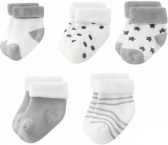 Set di pannoloni per bambini 5 pezzi - tessuto 80% cotone - disegno in cotone per il bagno - sicuri grazie a maniche elastiche - adatti da 0 a 3 mesi - comfort morbido - piedini dei bambini